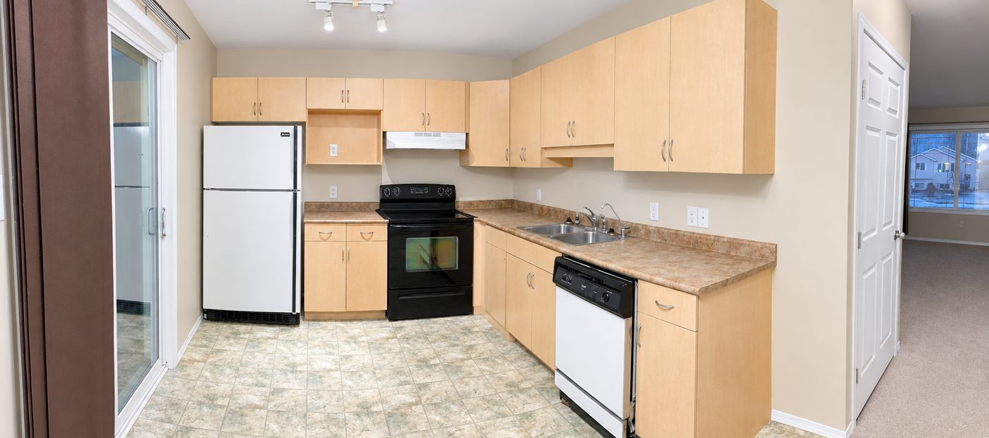 A bright, clean kitchen in a Nate's Pro managed rental unit